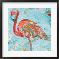 Framed Flamingo Bright