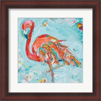 Framed Flamingo Bright