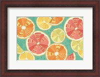 Framed Citrus Splash XI