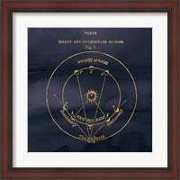 Framed Geography of the Heavens IX Blue Gold