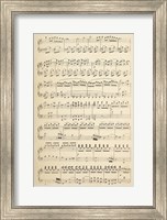 Framed Musical Notes I