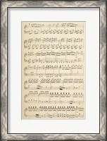 Framed Musical Notes I