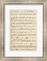 Framed Musical Notes I