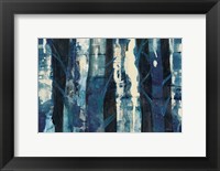 Framed Deep Woods III Indigo