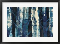 Framed Deep Woods III Indigo