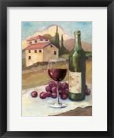 Framed Vino Toscano no Border