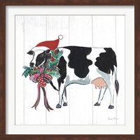 Framed Holiday Farm Animals IV