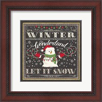 Framed Winter Wonderland III-Let It Snow