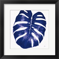 Welcome to Paradise XIII Indigo Framed Print