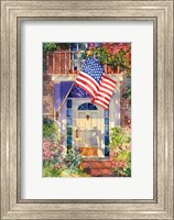 Framed Patriotic Home