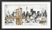 Framed New York Skyline I