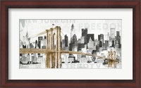 Framed New York Skyline I