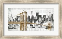 Framed New York Skyline I