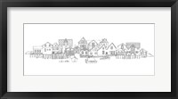 Framed Nordic Village I