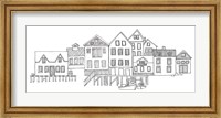 Framed Nordic Village II