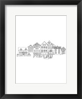 Framed Nordic Village II Vertical