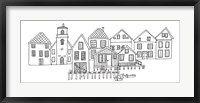 Framed Nordic Village III Horizontal