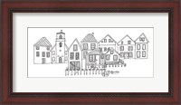 Framed Nordic Village III Horizontal