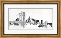 Framed Skyline Crossing Silver