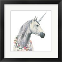 Framed Spirit Unicorn I Square