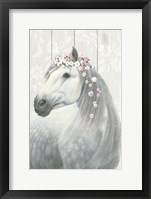 Spirit Stallion II on wood Framed Print