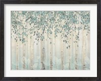 Framed Dream Forest I Silver Leaves