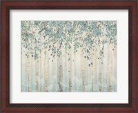 Framed Dream Forest I Silver Leaves