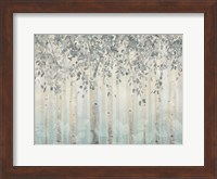 Framed Silver and Gray Dream Forest I