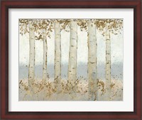 Framed Magnificent Birch Grove