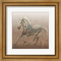 Framed Stallion II on Leather