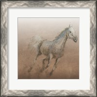 Framed Stallion I on Leather