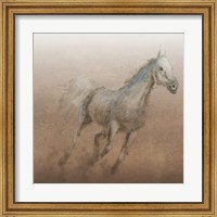 Framed Stallion I on Leather