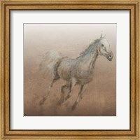 Framed Stallion I on Leather