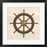 Nautique V Framed Print