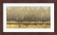 Framed Golden Trees III Taupe