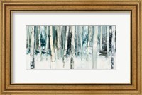 Framed Winter Woods III Light Trees Crop