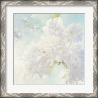 Framed 'Pear Blossoms' border=