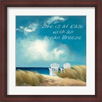Framed Perfect Day Ocean Breeze