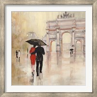 Framed Romantic Paris II