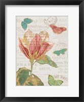 Bookshelf Botanical XI Framed Print