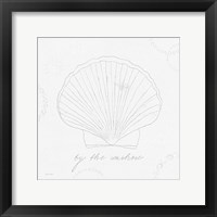 Coastal Splash II no Color Framed Print