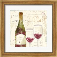 Framed 'Chateau Winery II' border=