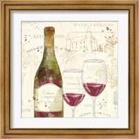 Framed 'Chateau Winery II' border=