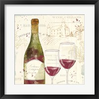 Framed 'Chateau Winery II' border=