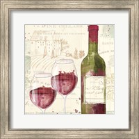 Framed 'Chateau Winery III' border=
