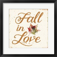 Falling For Fall III Framed Print