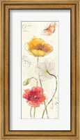 Framed Painted Poppies VII