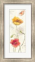 Framed Painted Poppies VII