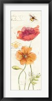 Framed Painted Poppies VI