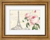 Framed Roses in Paris I